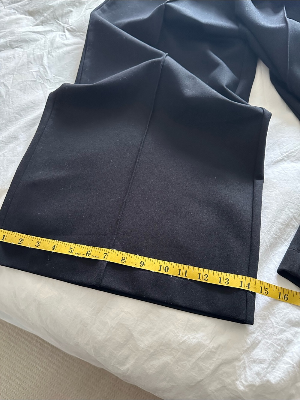 Caslon (Nordstrom) Black Wide-Leg Pants with Front Seams, size XL - Picture 5 of 9